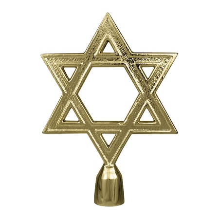 Global Flags Unlimited Metal Star of David Orn Ferrule 203682